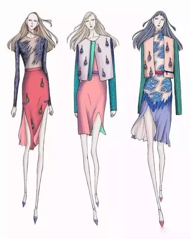 服装设计手稿入门 从零开始，拒绝“瞎画”